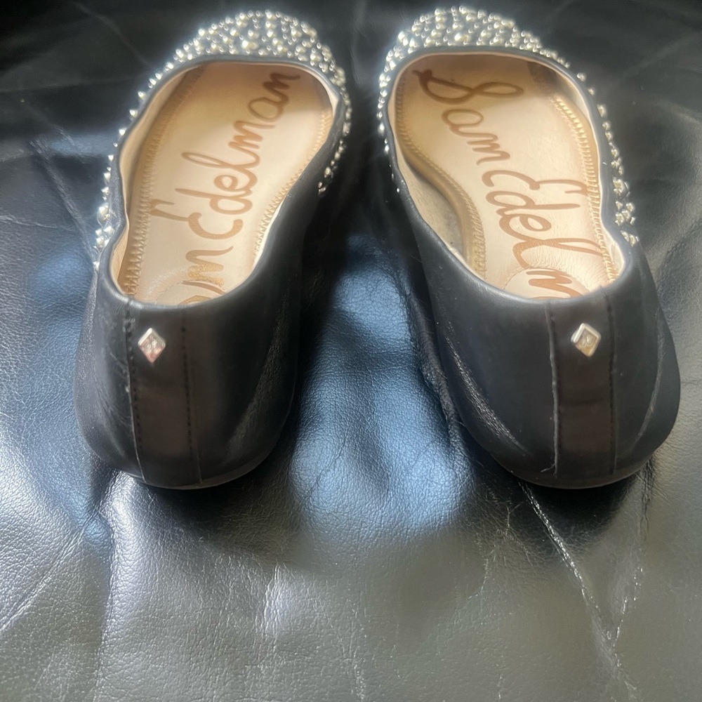 Sam Edelman Studded Black Flats - Picture 6 of 6